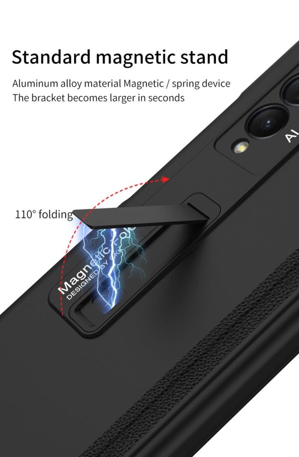 GKK Magnetic Hinge Tempered Glass Case Cover For Samsung Galaxy Z Fold 3 5G/ Fold 4 5G - Image 16