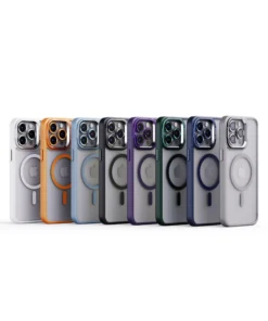 Luxury Shockproof Transparent Magsafe Magnetic Transparent Case Cover For iPhone 14 Pro Max/15 Pro Max/16 Pro Max