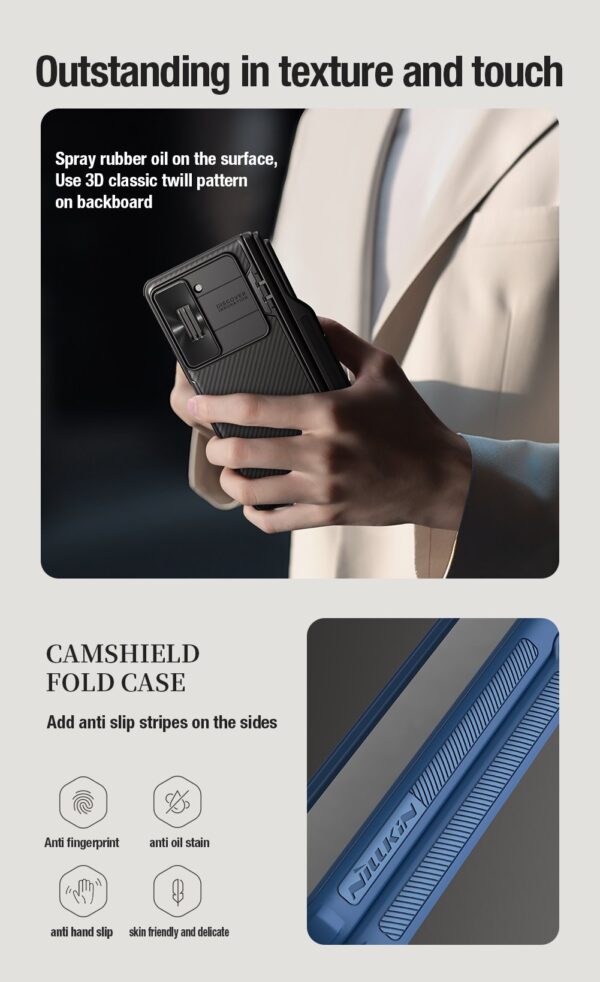 Samsung Galaxy Z Fold 5 Nillkin Camshield Fold Bracket Version Camera protective cover case - Image 12