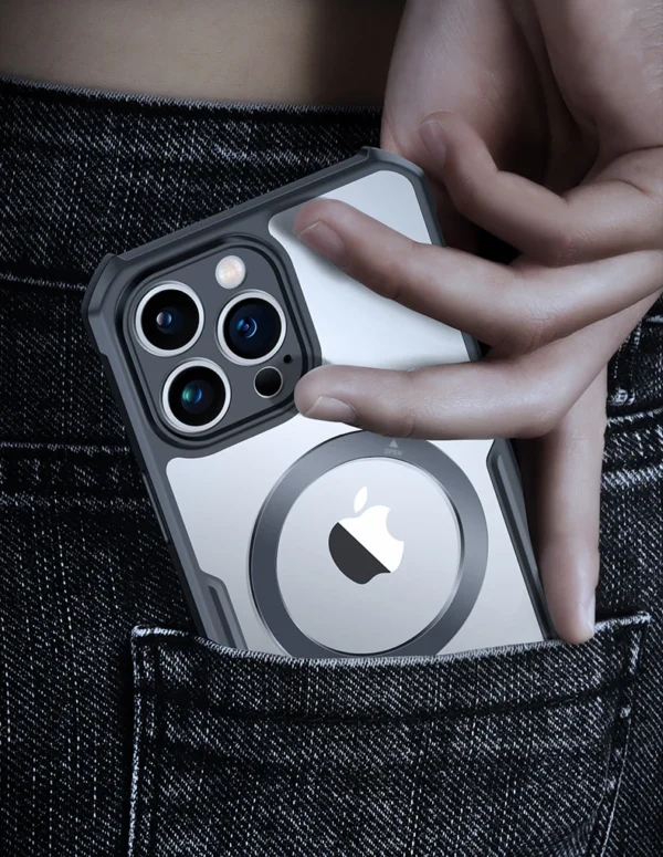 Luxury Premium Xunnd Military Ring Airbag Shockproof Magsafe Back Case Cover For iPhone Series - Image 10
