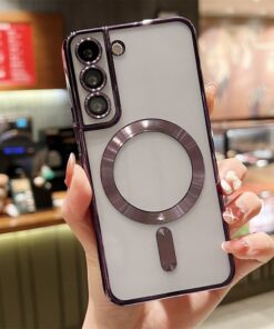 Alternative view of Luxury Premium Transparent Plating Anti-Scratch with Full Camera Cover For Samsung Galaxy S21