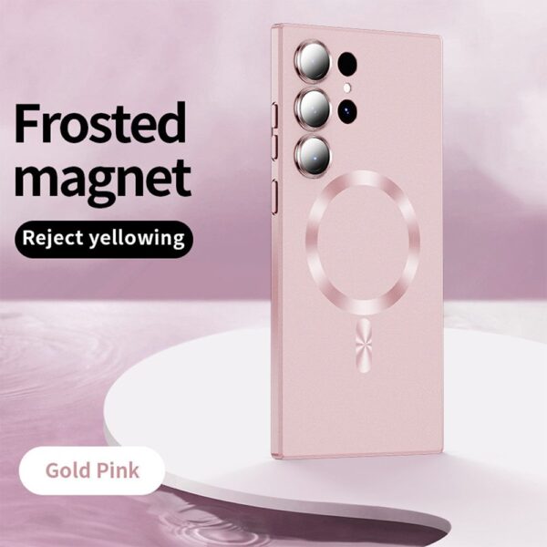 Magsafe Wireless Charging  Camera Lens Protection Case Cover For Samsung Galaxy S22 Ultra - Image 19