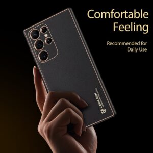 DUX DUCIS YOLO Series Case Luxury Protecting Back Cover Leather Pattern For Samsung Galaxy S23 Ultra