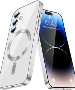 Alternative view of Luxury Premium Transparent Plating Anti-Scratch with Full Camera Cover For Samsung Galaxy S23 FE