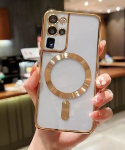 Luxury Premium Transparent Plating Anti-Scratch with Full Camera Cover For Samsung Galaxy S20 Ultra