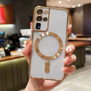 Luxury Premium Transparent Plating Anti-Scratch with Full Camera Cover For Samsung Galaxy S20 Ultra