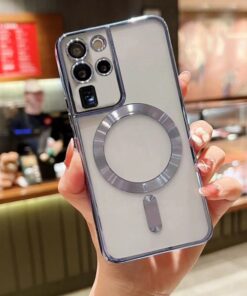 Alternative view of Luxury Premium Transparent Plating Anti-Scratch with Full Camera Cover For Samsung Galaxy S20 Ultra