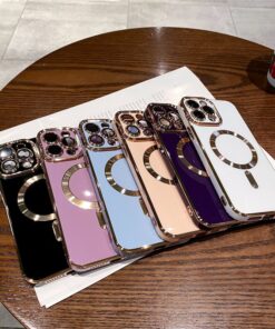 Luxury Soft Electroplated Matte Silicone Case Cover and 3D Glass Protector For iPhone 11 and 12 Series