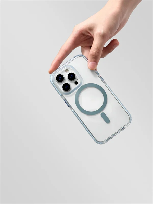 Airbag Anti-fall Clear Magsafe Candy Bumper Wireless Charging Case Cover For iPhone Series - Image 20
