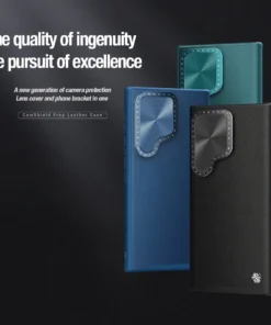 Nillkin Camshield Prop Leather Camera protective cover case for Samsung Galaxy S24 Ultra