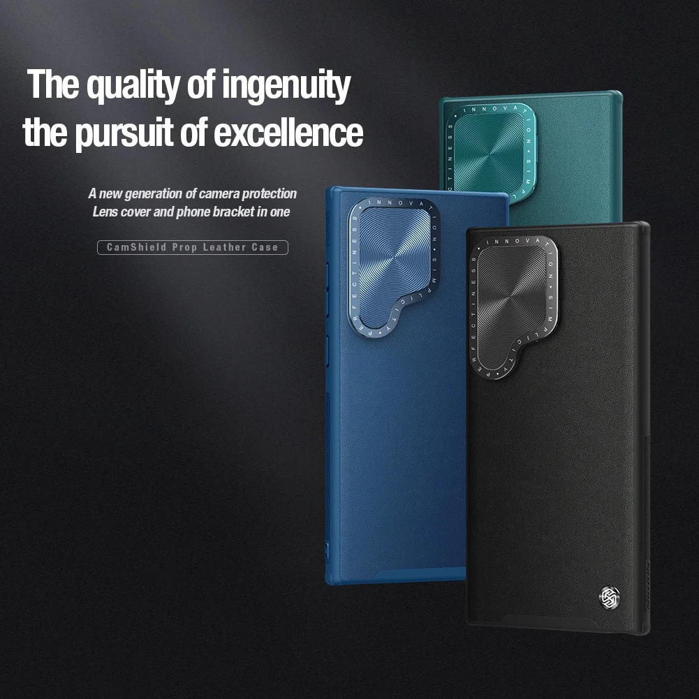 Nillkin Camshield Prop Leather Camera protective cover case for Samsung Galaxy S24 Ultra