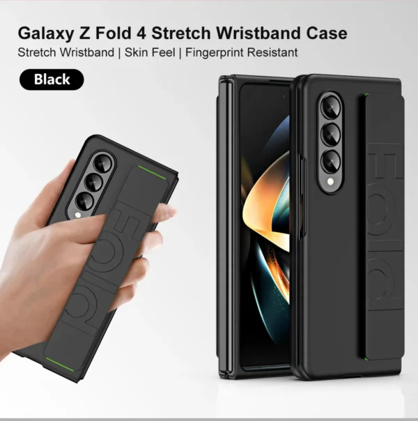 Luxury Premium Creative Silicon Foldable Wristband Phone Case Cover For Samsung Z Fold 3/Z Fold 4 - Image 24