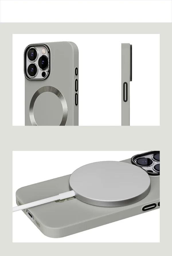 Luxury Ultra thin For Magsafe Matte Magnetic Wireless Charge Case Cover For iPhone For iPhone 15 Pro/15 Pro Max - Image 15