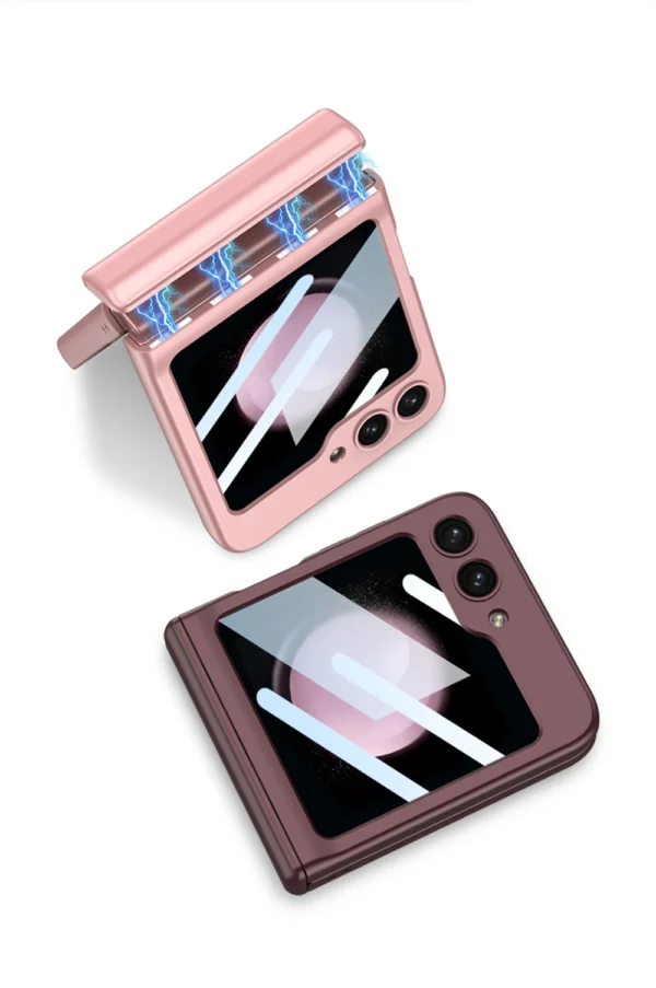 GKK Magnetic Hinge Tempered Glass Case Cover For Samsung Galaxy Z Flip 5 - Image 22