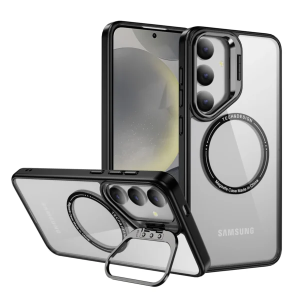 Luxury Premium Camera Lens Frame Metal Bracket Shockproof Phone Case For Samsung Galaxy A35/A55 - Image 7