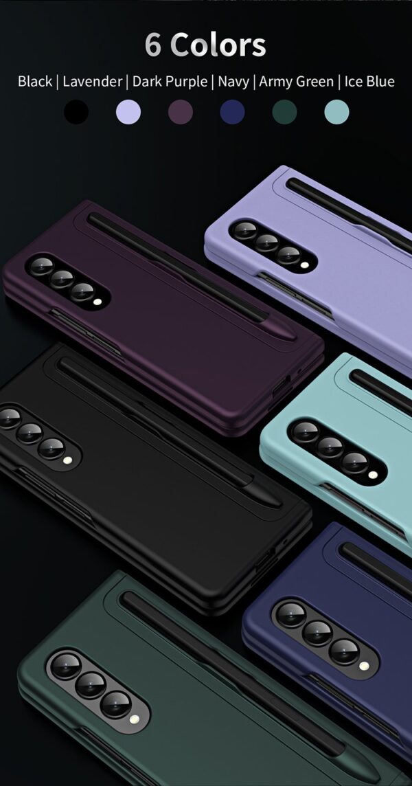 Luxury  Premium Movable Module Design Bracket Case Cover with Capacitance Pen For Samsung Z Galaxy Z Fold Series - Image 9