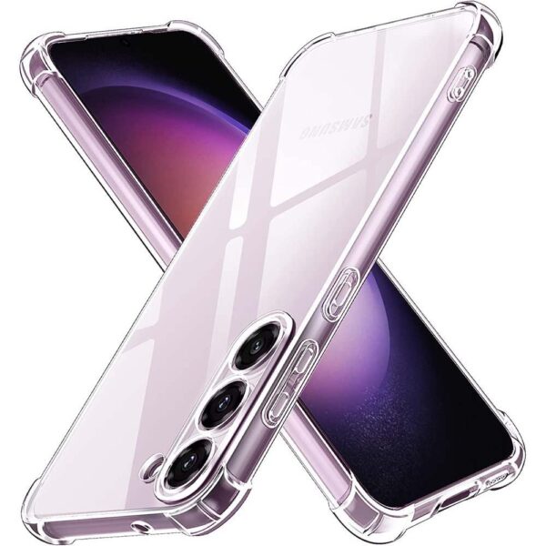 Luxury Premium Anti-Burst Transparent Case Cover and 3D Glass Protector For Samsung Galaxy A15 - Image 16