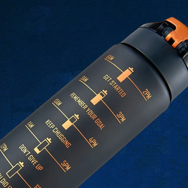 Portable Sports Fitness Space Cup PH Gradient Colour Water Bottle - Image 10