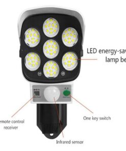 Alternative view of Solar Street Light Monitoring Lamp Fake Camera Body Induction Outdoor Wall Lamp