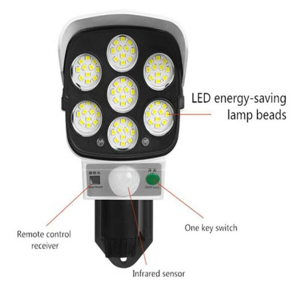 Solar Street Light Monitoring Lamp Fake Camera Body Induction Outdoor Wall Lamp - Image 2