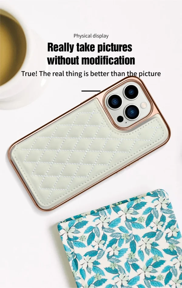 ONEGIF Lurxury Wallet Card Holder kickstand Phone Case Cover for iPhone Series - Image 13