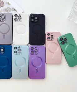 Luxury Premium Magsafe Magnetic Matte Silicone Shockproof Case Cover For iPhone Series