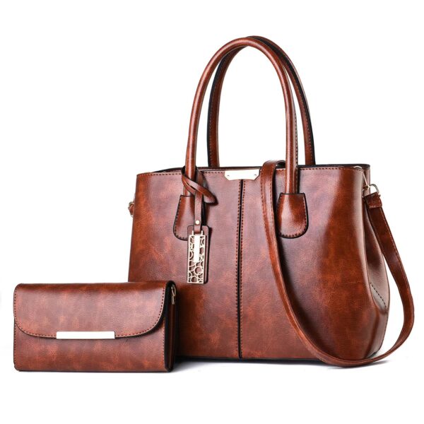2 in1 Luxury Premium New fashion Retro shoulder messenger Handbag - Image 7
