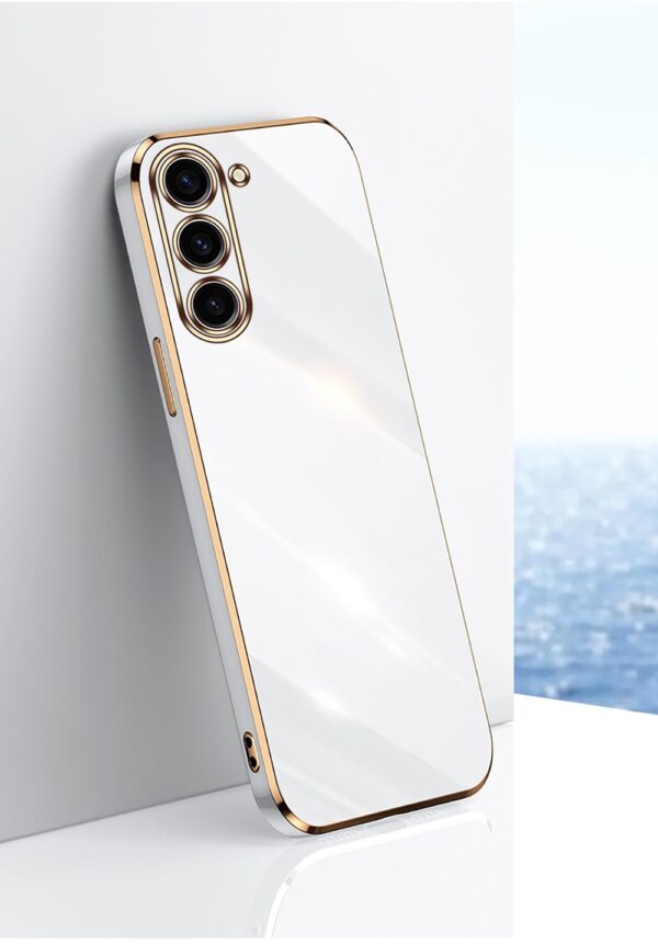 Luxury Premium Electroplated Gold Plated Case Cover and 3D Glass Protector For Samsung Galaxy A14/A34/A54 - Image 21