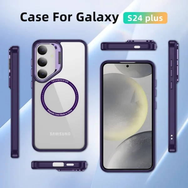 Luxury Premium Camera Lens Frame Metal Bracket Shockproof Phone Case For Samsung Galaxy A35/A55 - Image 6