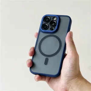 Luxury Shockproof Transparent Anti-fall Magsafe Clear Acrylic Hard Case Cover For 13 Pro/14 Pro
