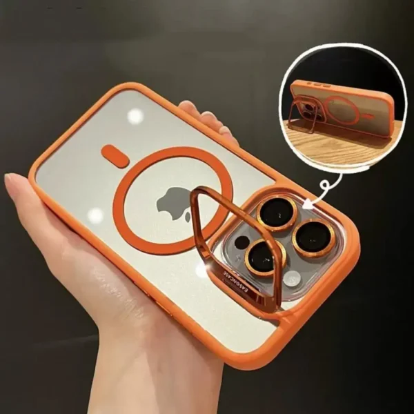 Luxury Shockproof Transparent Magsafe Magnetic Transparent Case Cover For iPhone 14 Pro Max/15 Pro Max/16 Pro Max - Image 28