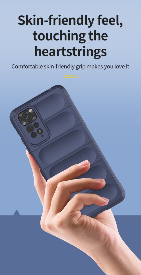 Luxury Liquid Silicone Coque Global Shockproof Case and 3D Glass Protector For Redmi Note 11/Note 11 Pro - Image 9