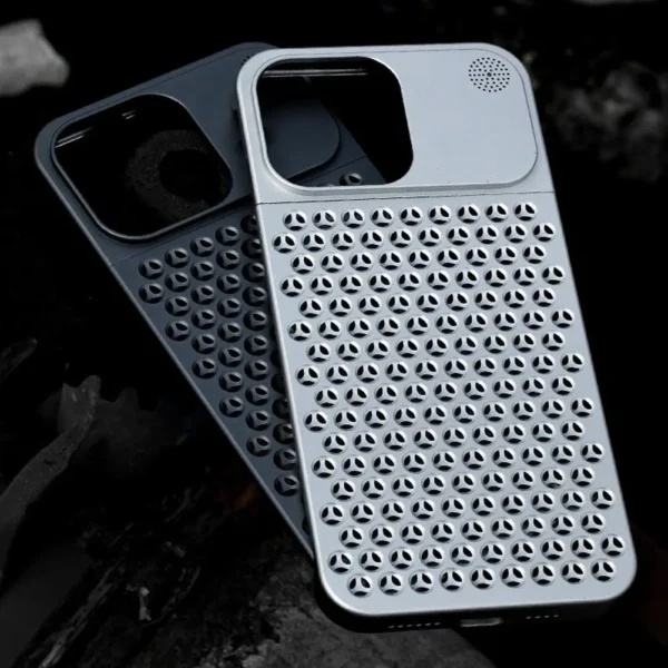 Luxury Ultra thin Aluminum Alloy Heat Dissipation Aromatherapy Anti-Scratch Slim Case Cover For iPhone series - Image 35