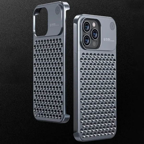 Luxury Ultra thin Aluminum Alloy Heat Dissipation Aromatherapy Anti-Scratch Slim Case Cover For iPhone series - Image 37