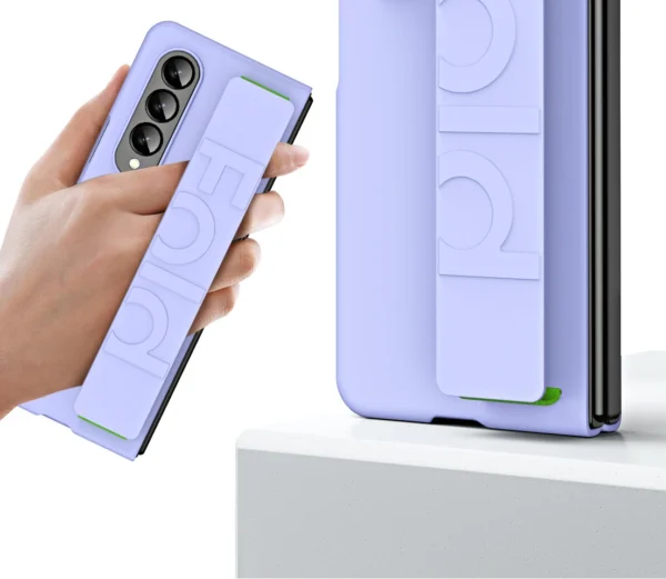 Luxury Premium Creative Silicon Foldable Wristband Phone Case Cover For Samsung Z Fold 3/Z Fold 4 - Image 26