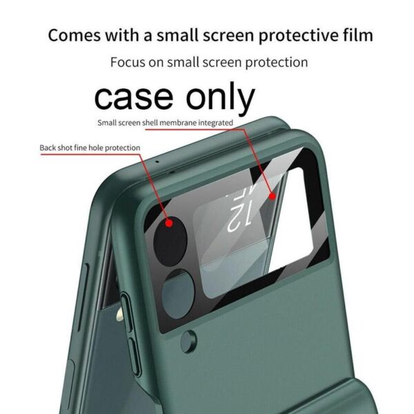Luxury Premium Shockproof Magnetic Hard Phone Case Cover For Samsung Z Flip 3 5G/ Z Flip 3 5G - Image 6