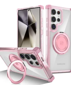 Alternative view of KEYSION Transparent Magnetic Ring Case Cover For Samaung Galaxy S23 Ultra