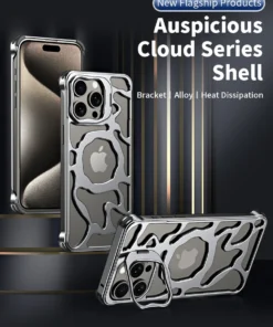 Luxury Ultra thinTitanium Metal Magnetic Magsafe Wireless Charging Metal Case Cover For iPhone Series