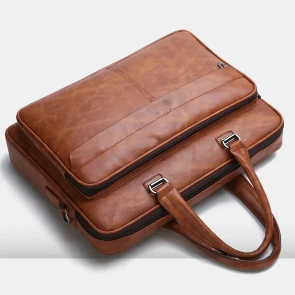 JEEP BULUO Office Business Vintage Messenger Crossbody Portfolio Designer Bag - Image 20