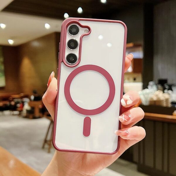 Luxury Premium Magsafe Transparent Shockproof Armor Case  Cover For Samsung Galaxy S23/S23 Plus - Image 17