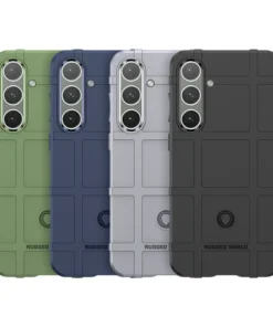 Luxury Premium Rugged TPU Thick Solid Rough Armor Tactical Protective Cover Case For Samsung Galaxy S24/S24 Plus