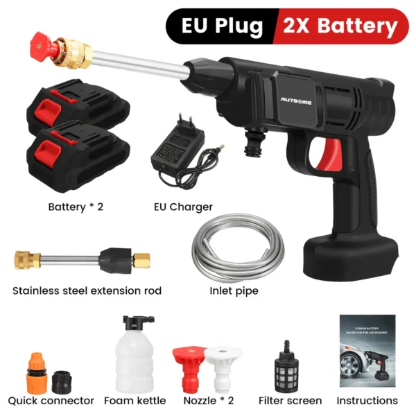 Rechargeable Cordless High Pressure Car Washer