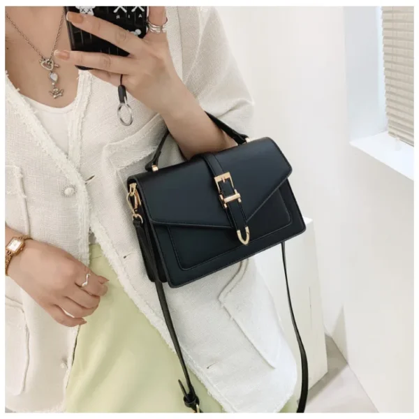 Luxury Premium PU Leather 2024 New Fashion Portable Crossbody Shoulder Handbag - Image 25