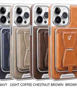 Leather Wallet Stand Phone Case For iPhone 13 14 15 16 Pro Max Series Phone Card Holder Leather Cover.