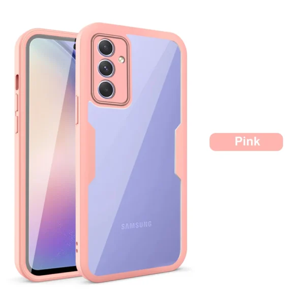 Luxury Premium Shockproof Bumper Phone Case Cover and 3D Glass Protector for Samsung Galaxy A54 - Image 4