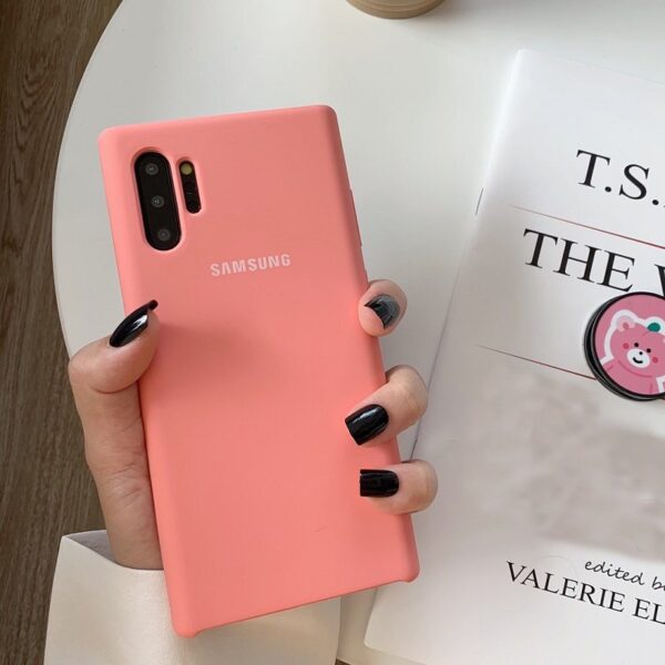 Official Liquid Silicone Case Cover For Samsung Galaxy Note 10 Plus - Image 7