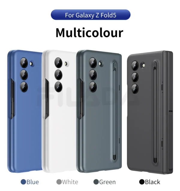 Luxury Premium Invisible Stand Hinge Stand Case Cover With S Pen For Samsung Galaxy Z Fold 5