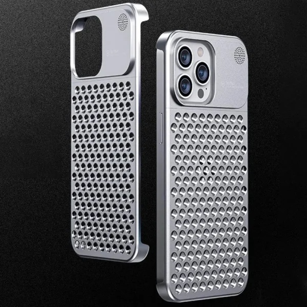 Luxury Ultra thin Aluminum Alloy Heat Dissipation Aromatherapy Anti-Scratch Slim Case Cover For iPhone series - Image 39