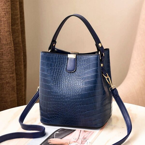 Yogodlns Retro Alligator Crocodile Large Capacity Crossbody Shoulder Messenger Bag - Image 31