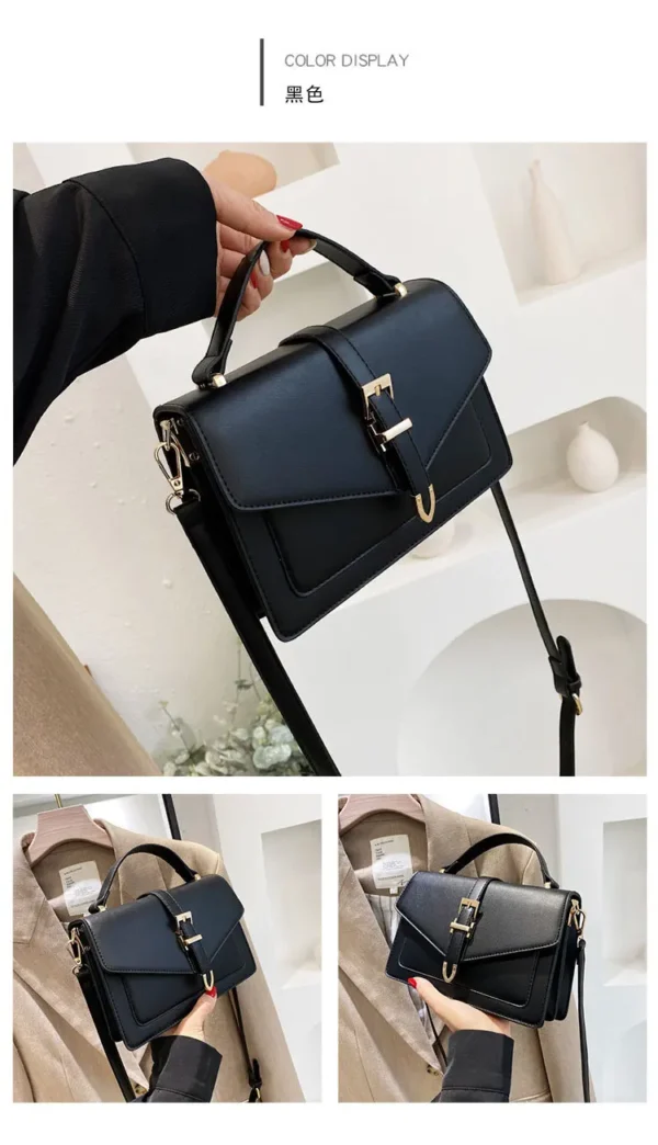 Luxury Premium PU Leather 2024 New Fashion Portable Crossbody Shoulder Handbag - Image 26